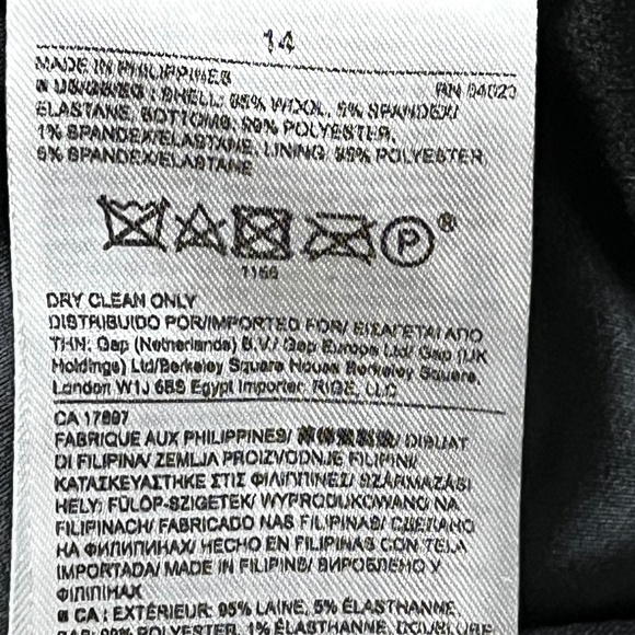 Banana Republic Black Sleeveless fringe vest double breasted size 14 - Picture 10 of 10